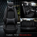 Custom Fit For Mercedes-Benz Full Set Car Seat Covers – Custom Fit Waterproof Leather Front & Rear Seat Protection