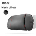 Luxury Nappa Leather Car Neck Pillow – Ergonomic Headrest Support for Car